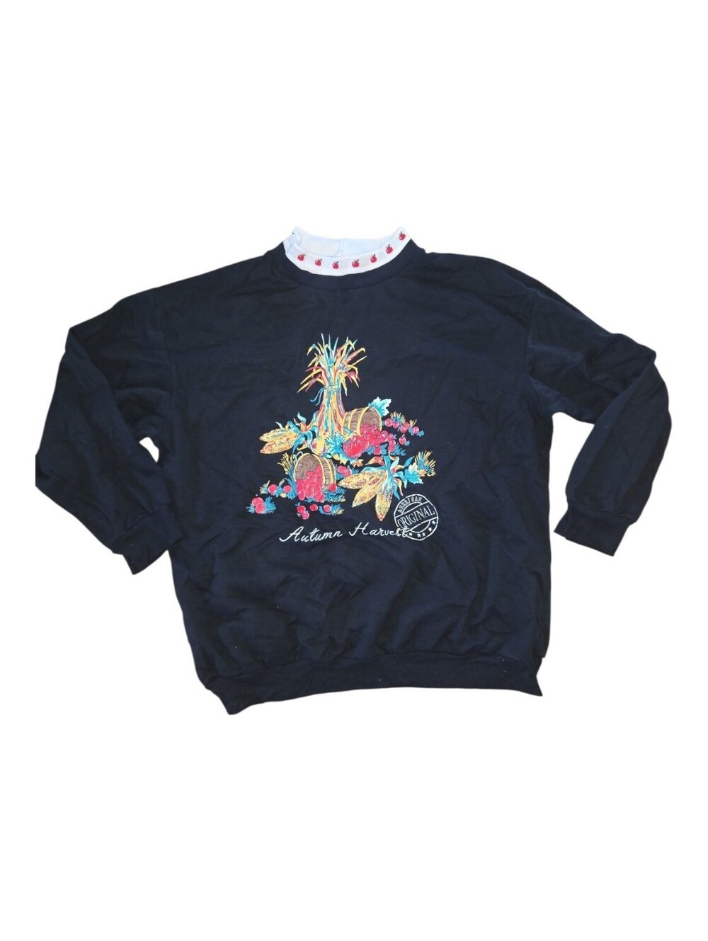 Vintage Autumn Harvest Apple Crewneck Size 1X